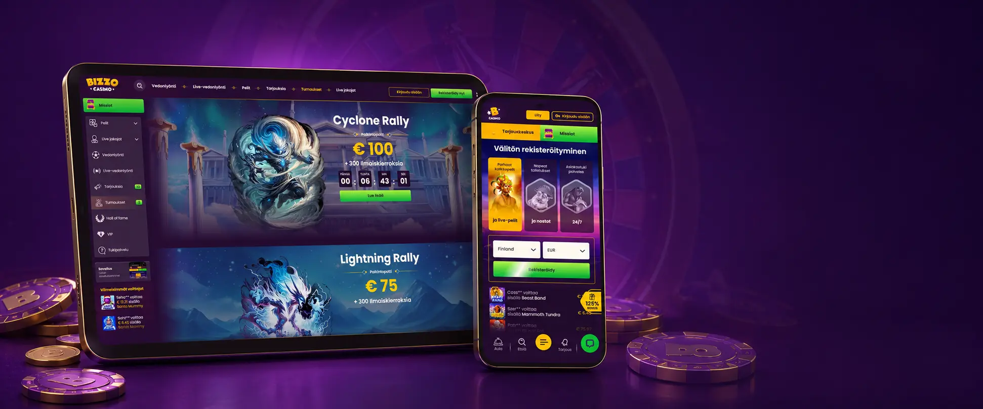 Bizzo Casino sovelluksen päivitysprosessi Bizzo Casino sovelluksen päivitysprosessi